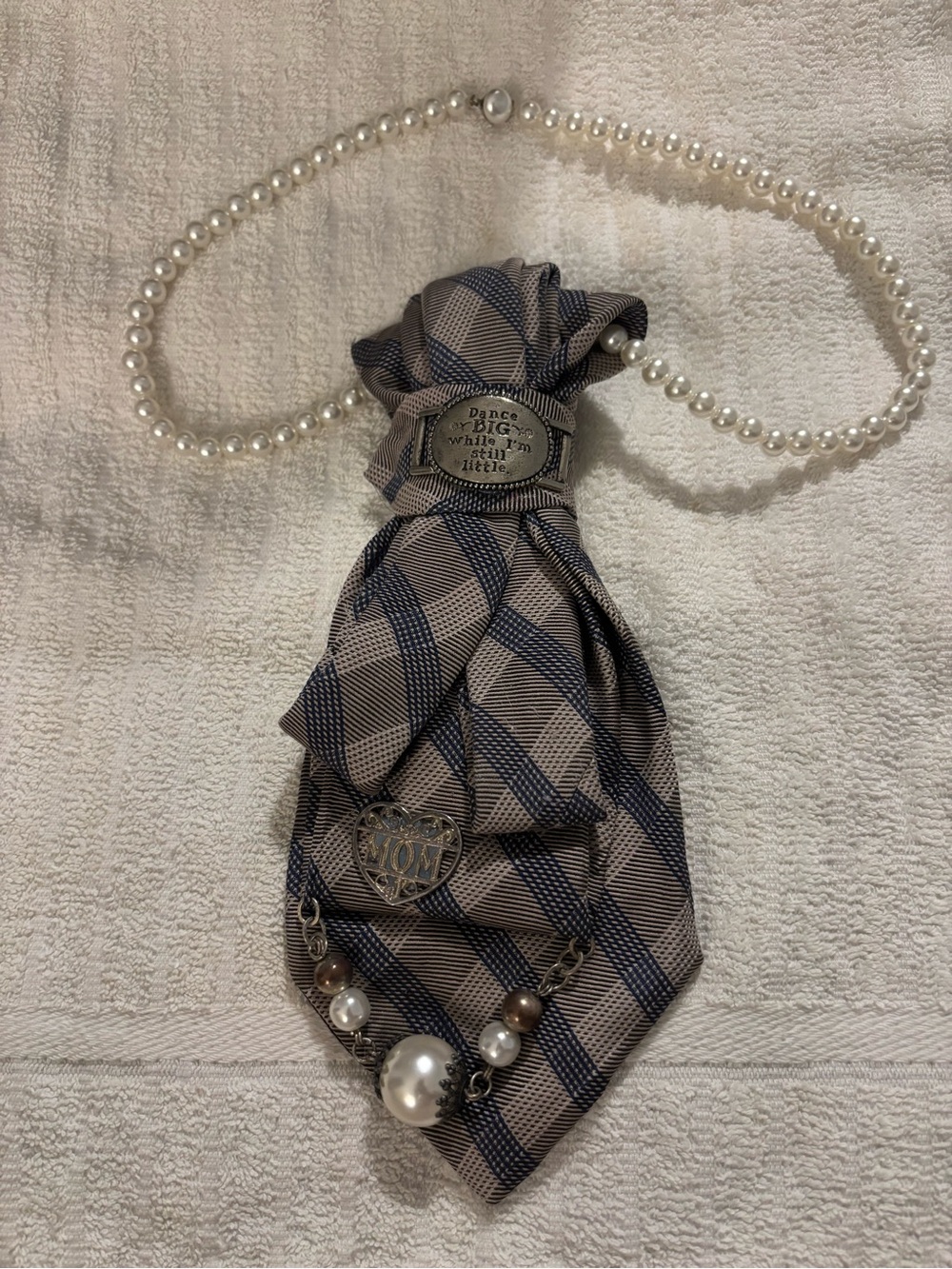 Upcycled Necktie Necklace
